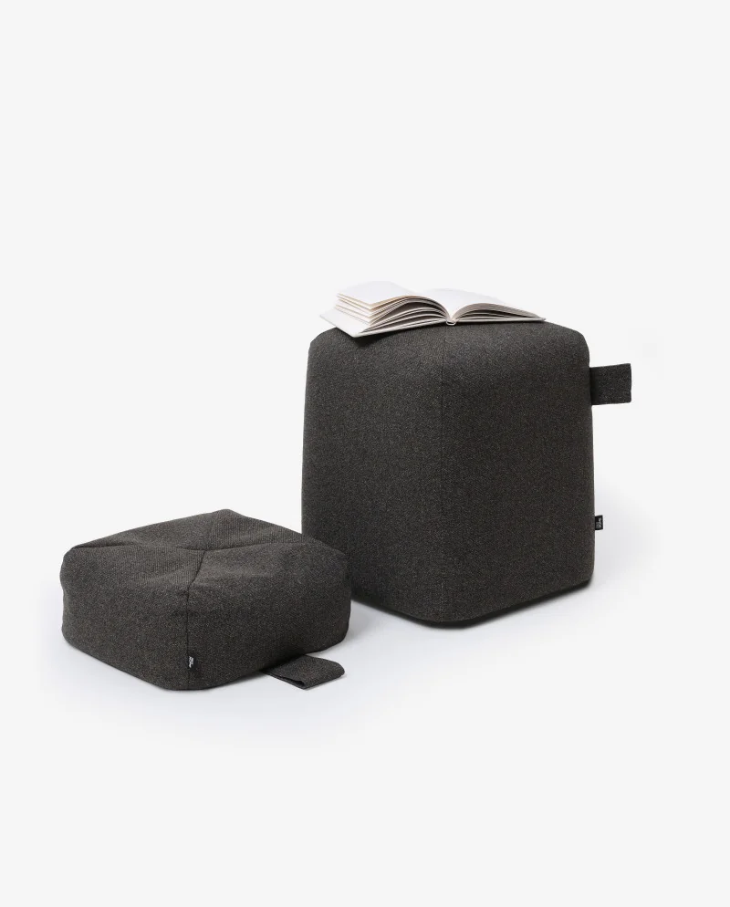 Pufa CALMA brązowa – naturalność, ciepło, stabilność