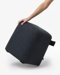 Pufa CALMA ciemnoszara – stabilność, siła, ponadczasowy styl