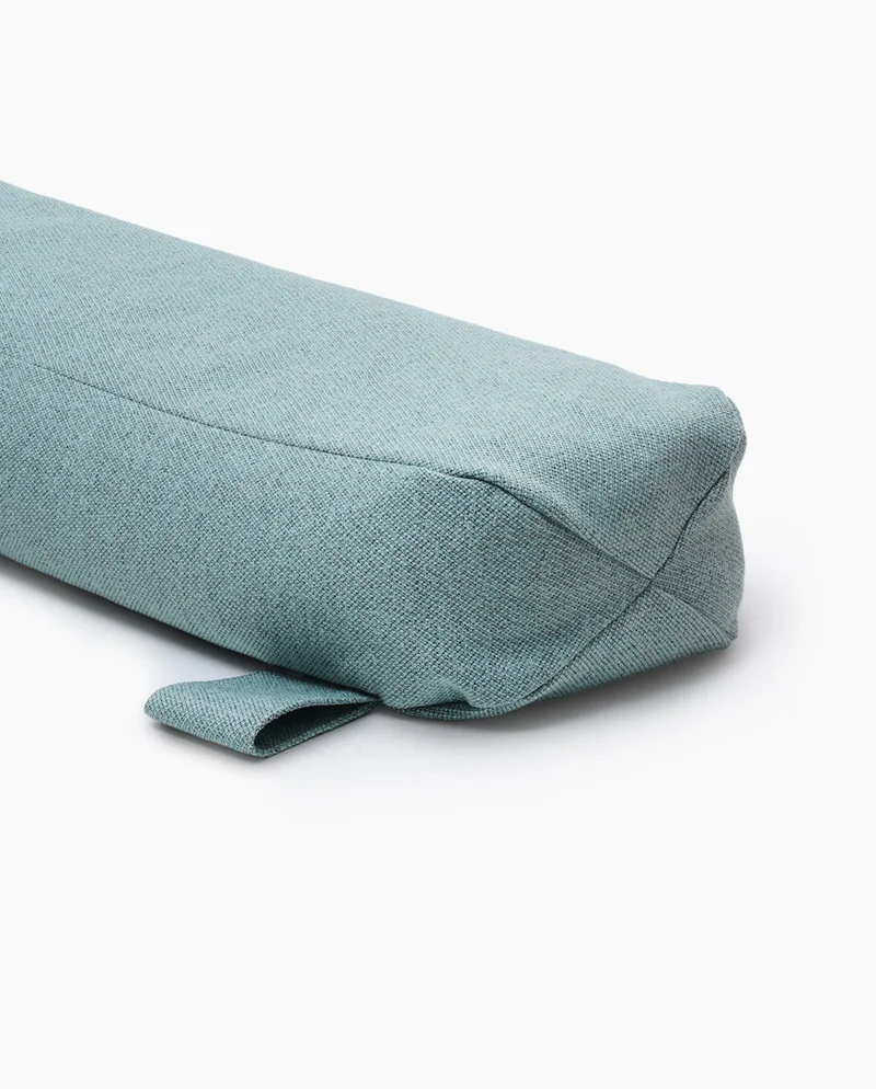 Wałek do jogi i medytacji CALMA niebieski – spokój, harmonia, łuska gryczana