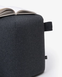 Pufa CALMA ciemnoszara – stabilność, siła, ponadczasowy styl