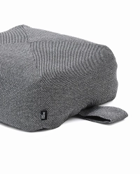 Poduszka do medytacji CALMA biało-czarna – harmonia, ergonomia, łuska gryczana