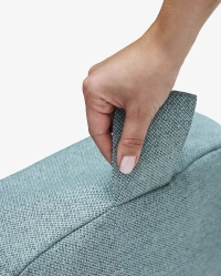 Poduszka do medytacji CALMA niebieska – spokój, ergonomia, łuska gryczana