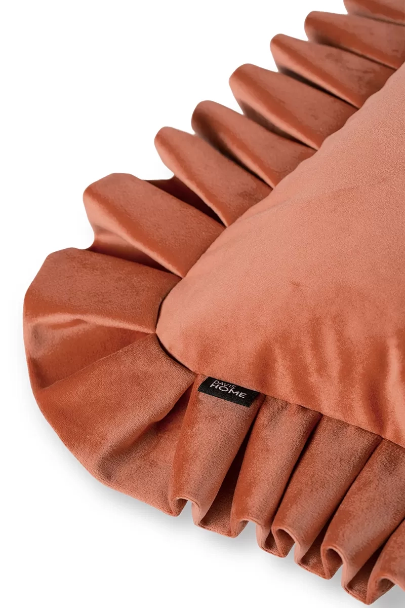 Poduszka dekoracyjna 45x45 czerwona VALENCIA – Davis Home