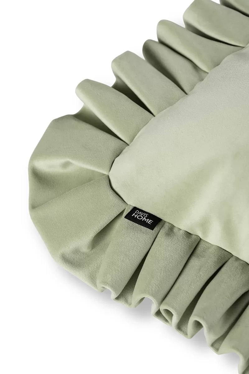 Poduszka dekoracyjna 45x45 zielona VALENCIA – Davis Home